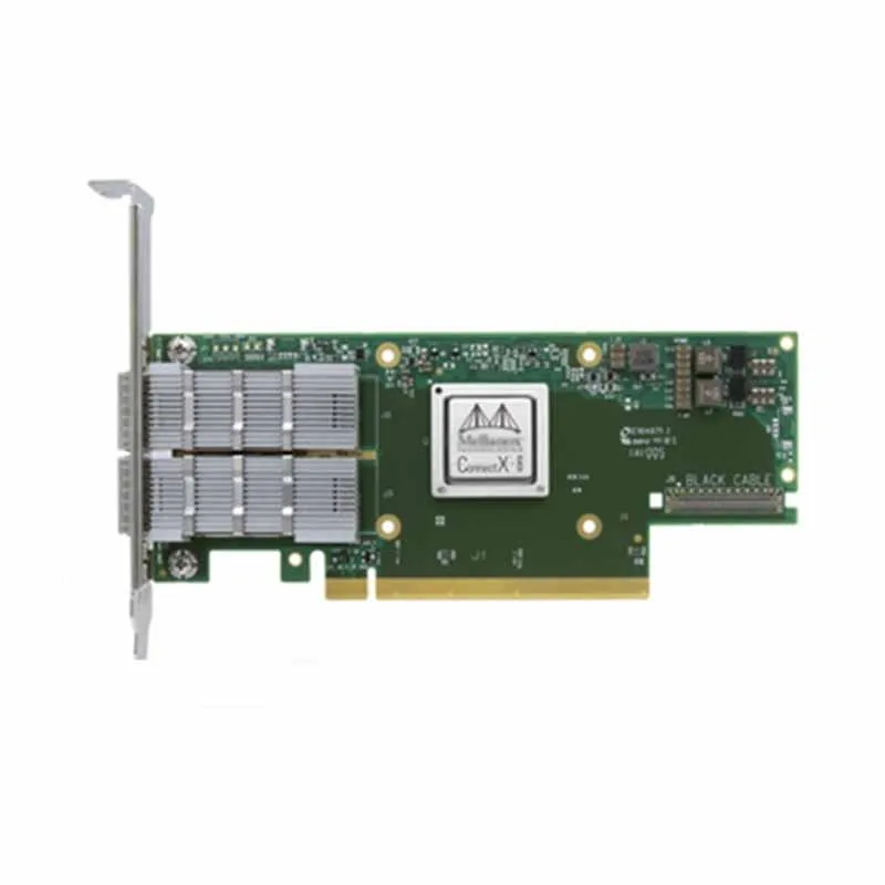 Mellanox ConnectX-6 2-Port 200Gb s HDR IB 200GbE QSFP56 PCIe4.0 x16 NIC w Tall Bracket