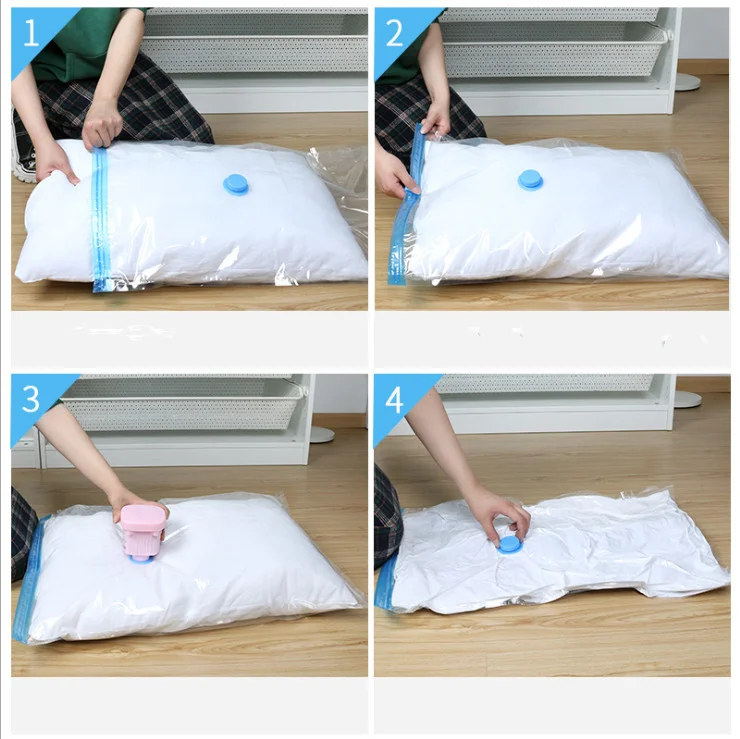 Customized clear plastic bag for clothing