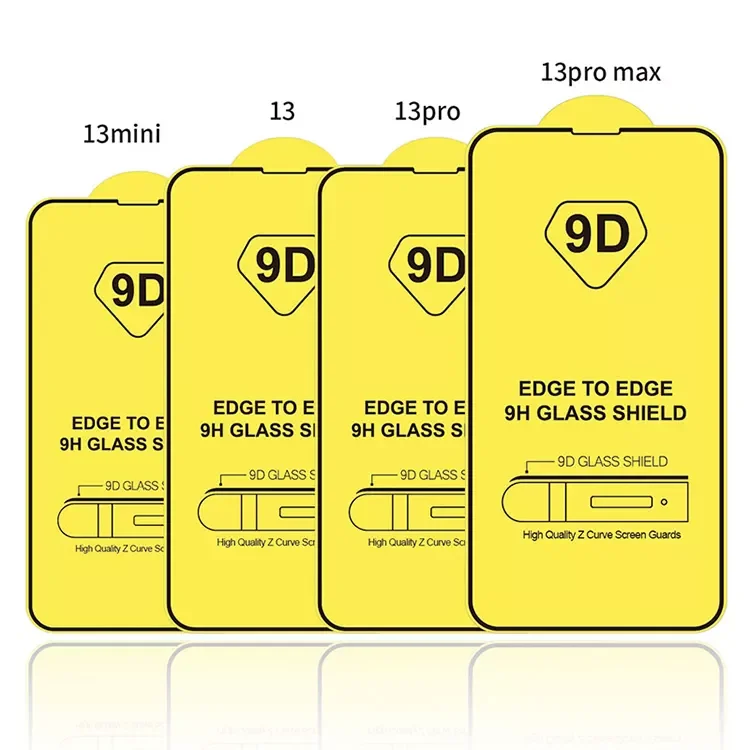2022 9D Glass screen protector for iPhone 11/12/13/14 Pro Max mini phone screen film tempered glass screen protector