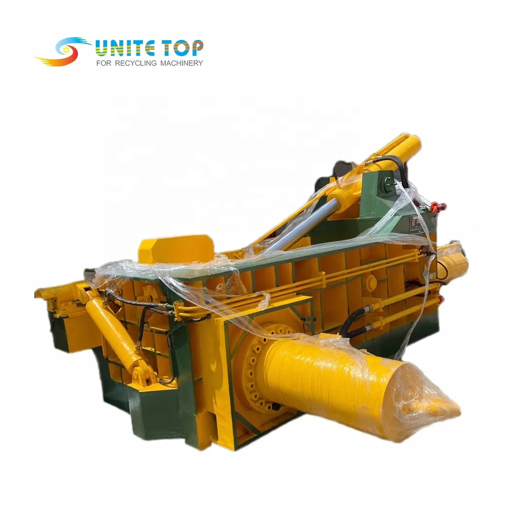 Chinese manufacture Hydraulic waste metal baler machine Aluminum Can scrap metal  Baler