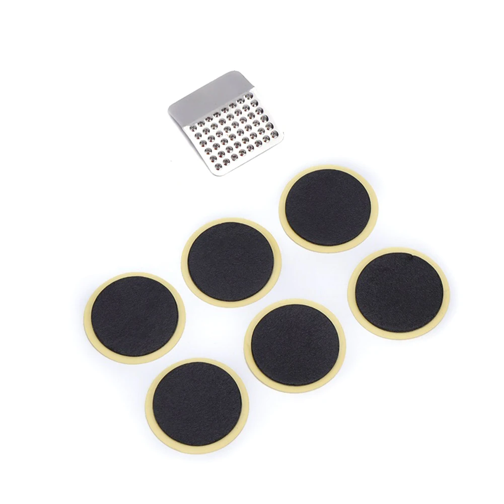 No-Glue Rubber Quick Drying Bike Tire Patch Metal Tire Chip Repair Fix Kit Flat Tyre Tube Glueless Patch Kit Bicycle Tools