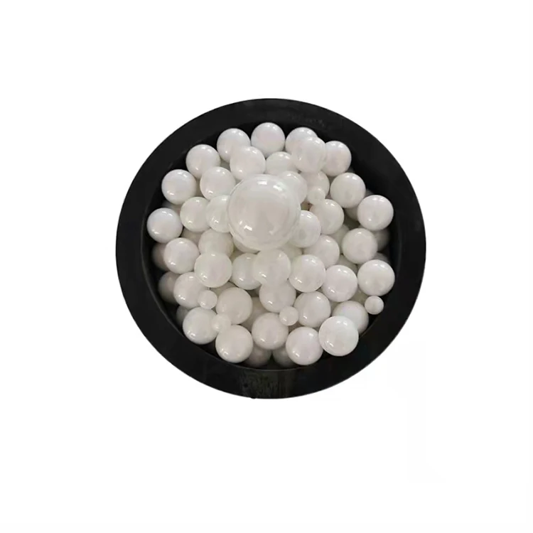 sell high alumina ceramic ball Industrial Ceramic Ivory White cubic zirconia beads