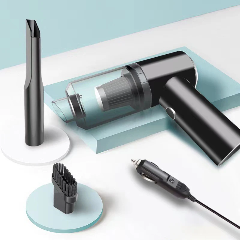 FIREEGG High Quality Car Vacuum Cleaner Wireless Charging Vacuum Cleaner Mini Portable Handheld for Home Brush Motor Dry ABS 48