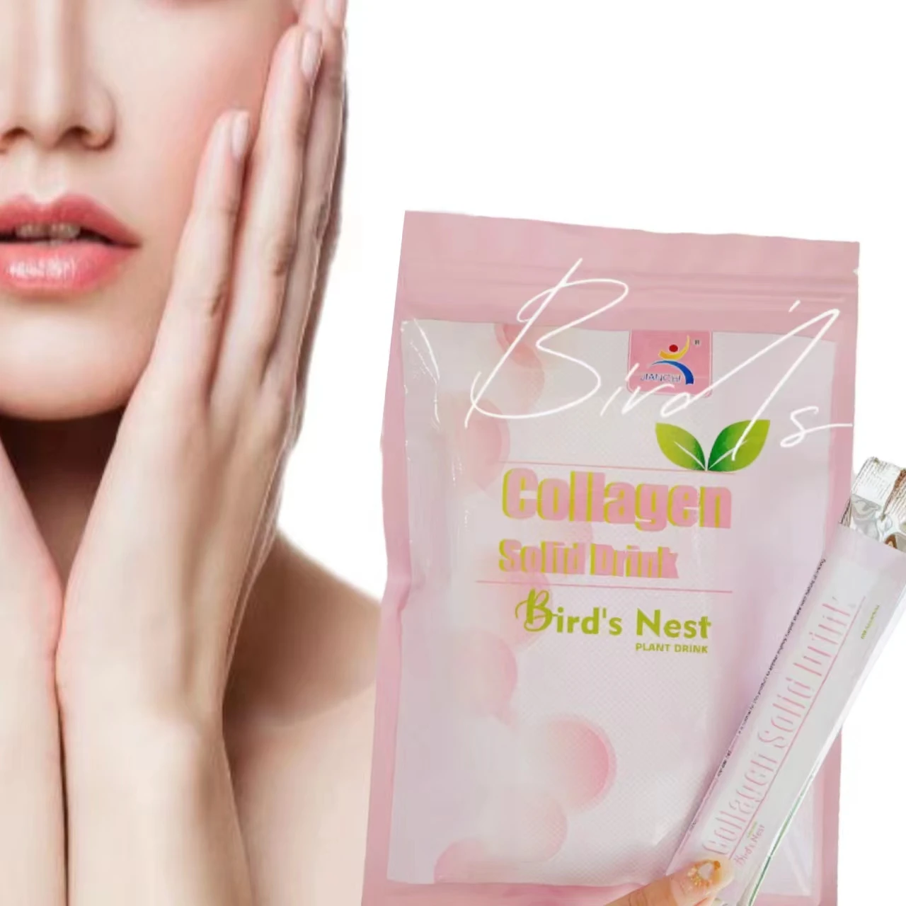 OEM Woman Beauty Birds Nest Collagen Peptide Solid Drink Anti aging Collagen Solid Drink