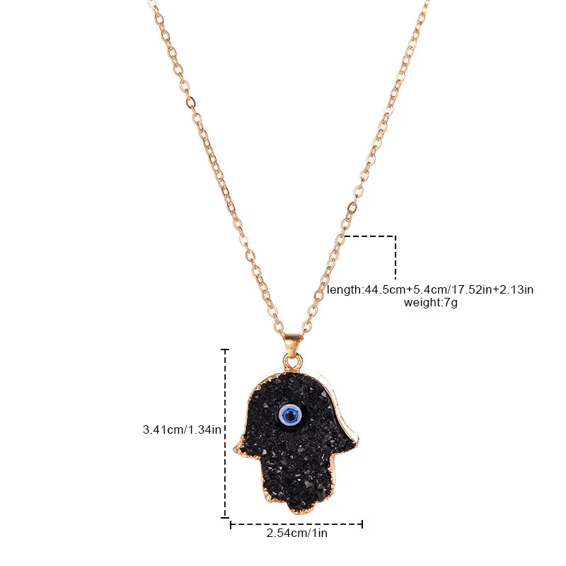KDC2329 Wholesale custom antique lucky turkish evil eye necklace for women or men