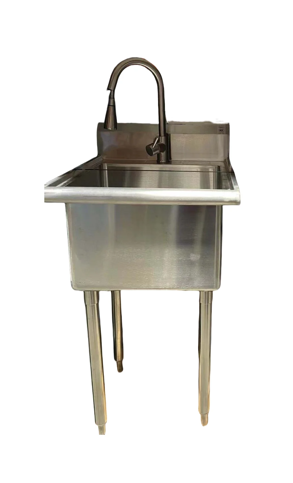 Commercial Kitchen Equipment Suppliers Three Compartment Sink 304 Stainless Steel Restaurant Industrial Sink with Two Drainboard