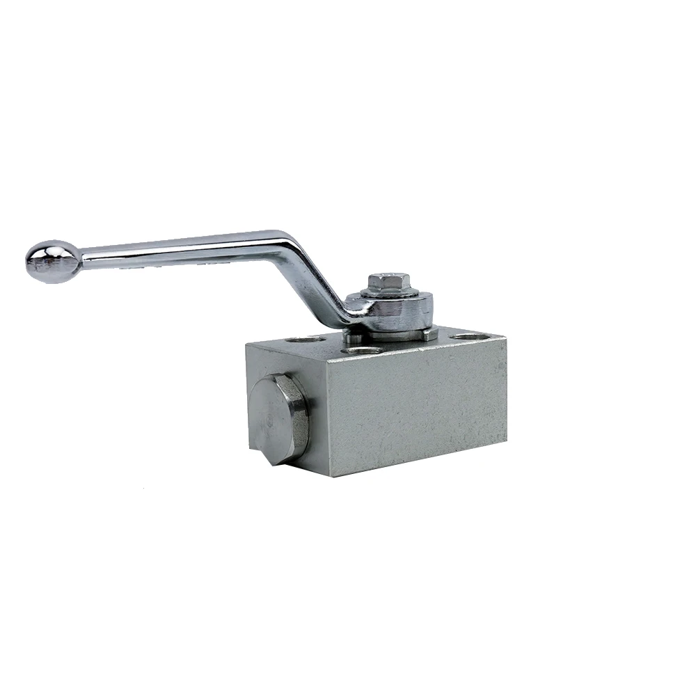 KHP-16 Carbon Steel 4000Psi  Manufactures High Pressure Plate Hydraulic Ball Valve 1/2 Inch DN16