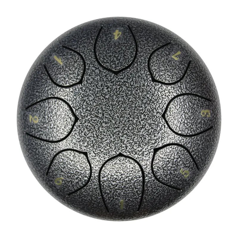 Стальной барабан для языка высокого качества OEM 8 Notes 6 дюймов перкуссионный инструмент ручной панорамный барабан перкуссионный инструмент