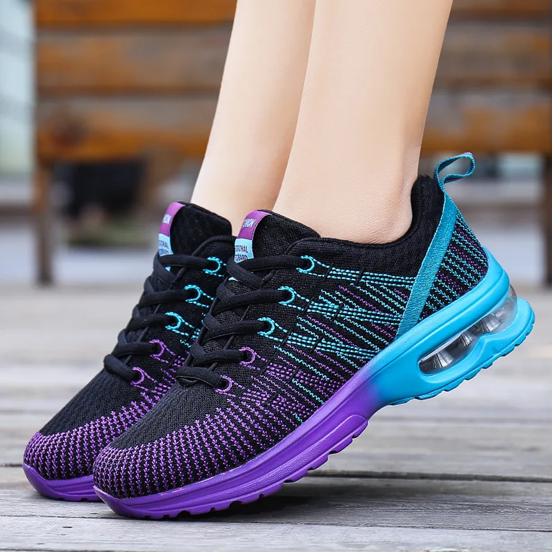 Hot Sale Colorful Women Sport Athletic Casual Shoes And Breathable Fashion Women Casual Sport Sneakers
