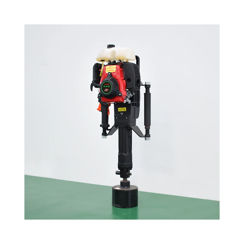 140Four-stroke high-power construction fence flood control steel pipe pile handheld gasoline pile driver portable pile driver