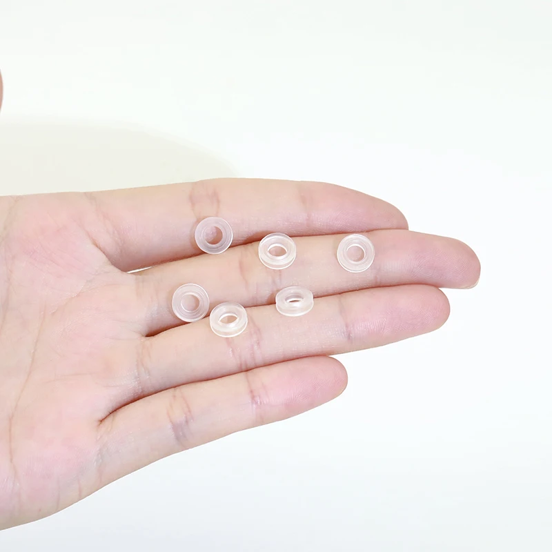 Wholesale Ear Clip Accessories Transparent O shape Anti-Pain Pad Hypoallergenic Food Grade Material Non-slip pad