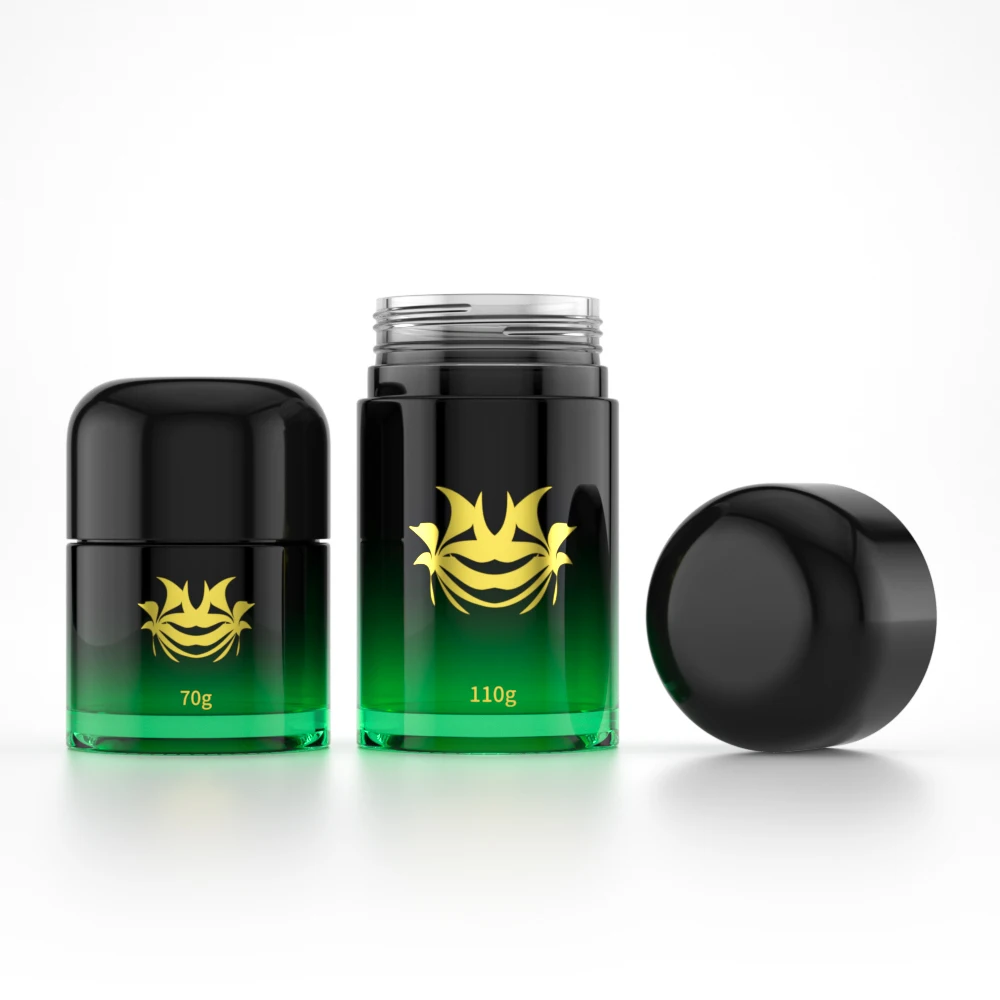 Customized Printing 5g 50g 70g 110g Child Resistant Lid Airtight Container Jar Flower Stash Storage Childproof Glass Jar