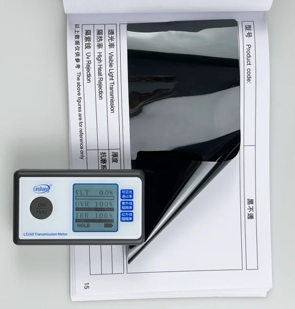 black way mirror window film, pet self-adhesive Reflective solar Window Tint for home decoration