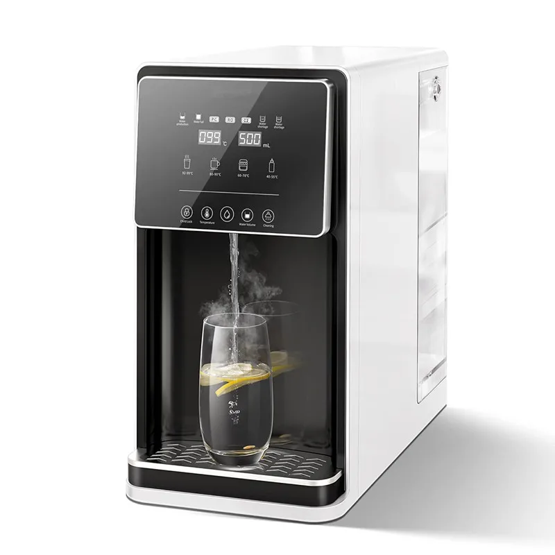 Countertop Home 4 Stage Hot Reverse Osmosis Water Purifier Smart Uv Desktop Household Portable Ro