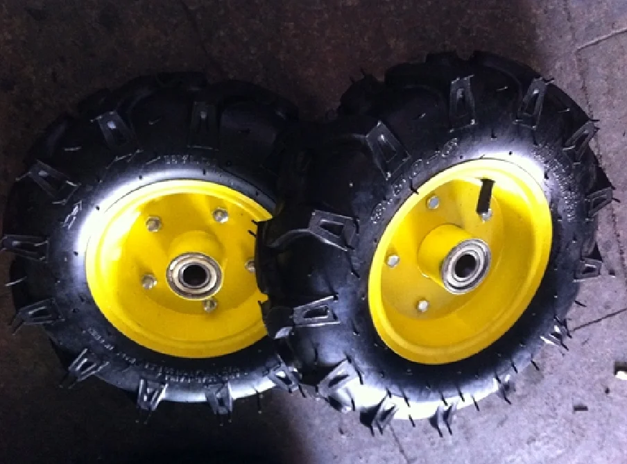 Factory outlet quality pneumatic rubber tyre plastic rim 10 inch 3.00-4 air rubber hand cart wheel