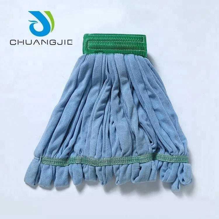 High Quality Eco-friendly Reusable Microfiber Wet Mop Head Refill For Floor Cleaning