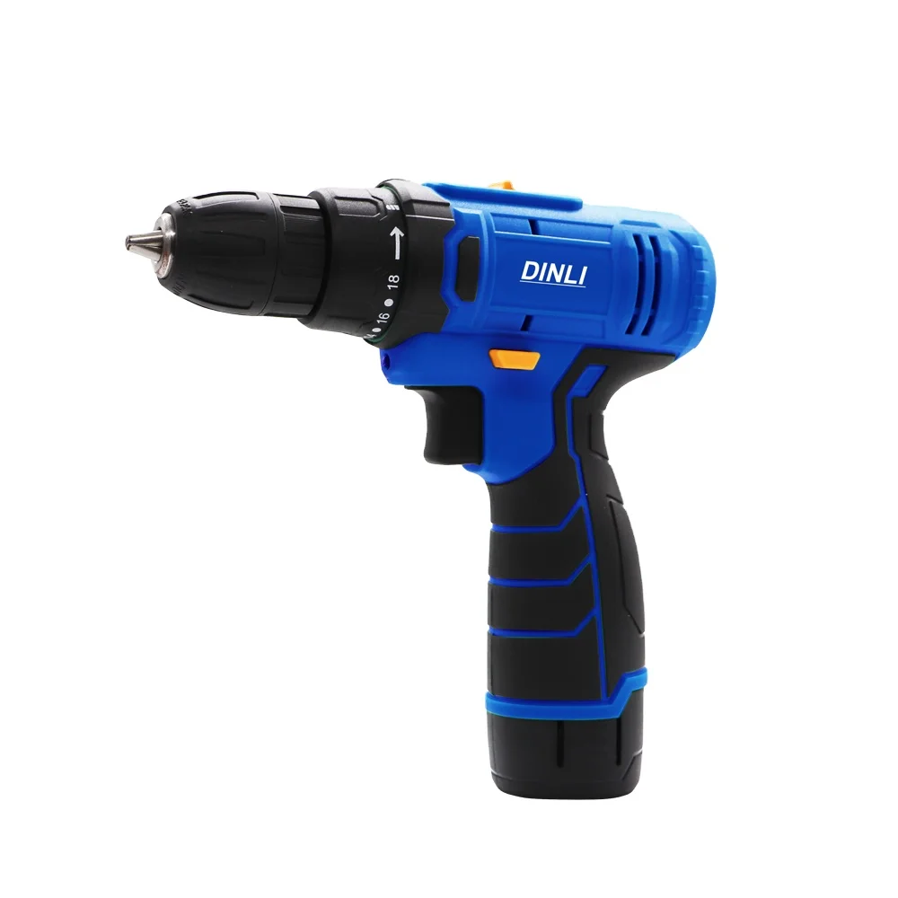 DINLI High Quality 12v  li-ion battery power  drill wireless cordless  drill electric  drill