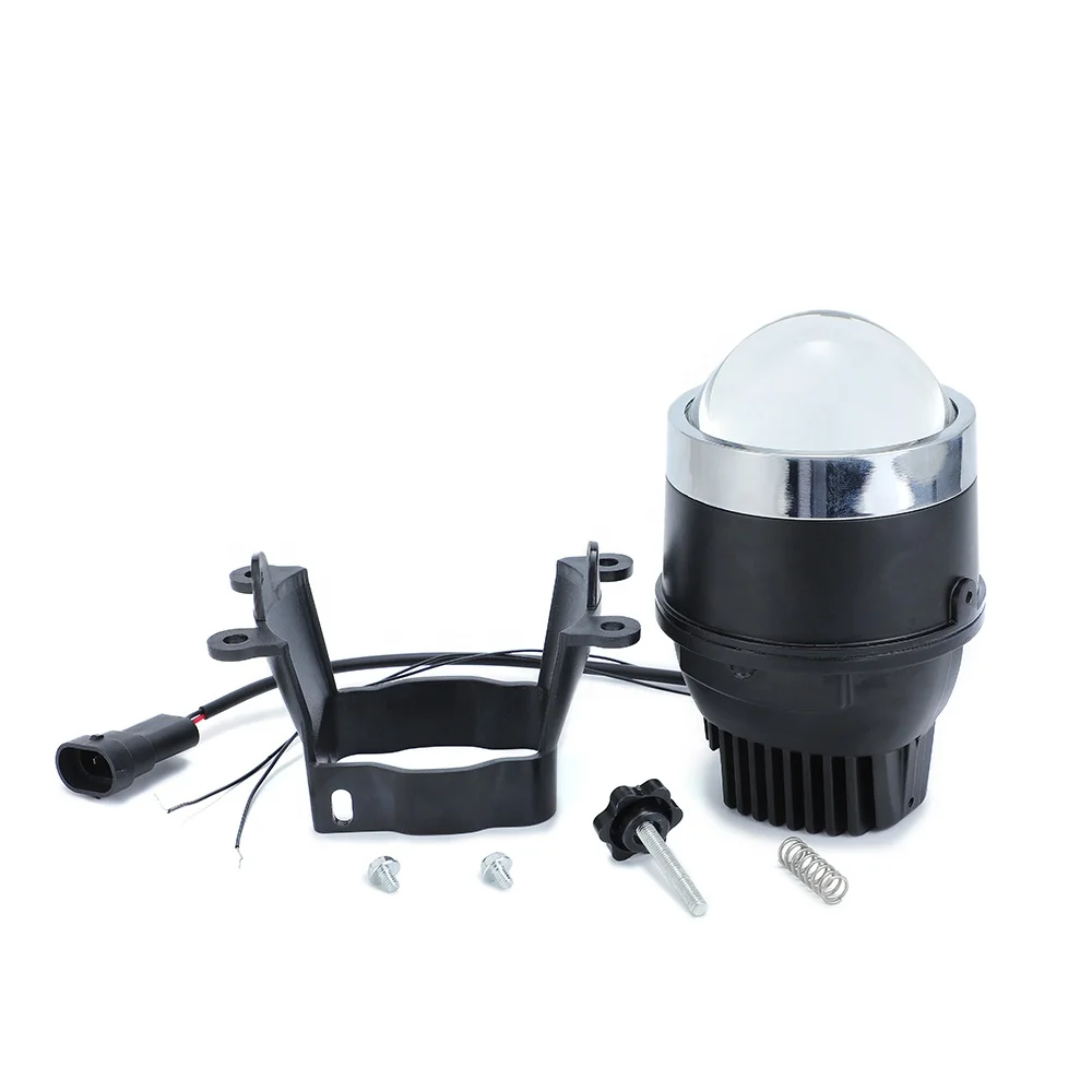 GPNE F9 3.0 Inch fog lights HD lens 12V LED projector lens 40W 6000k white car headlights retrofit