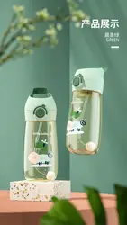 Sippy cup water cup learn to drink baby and child duck mouth drink bottle PPSU is resistant to dropping bottles