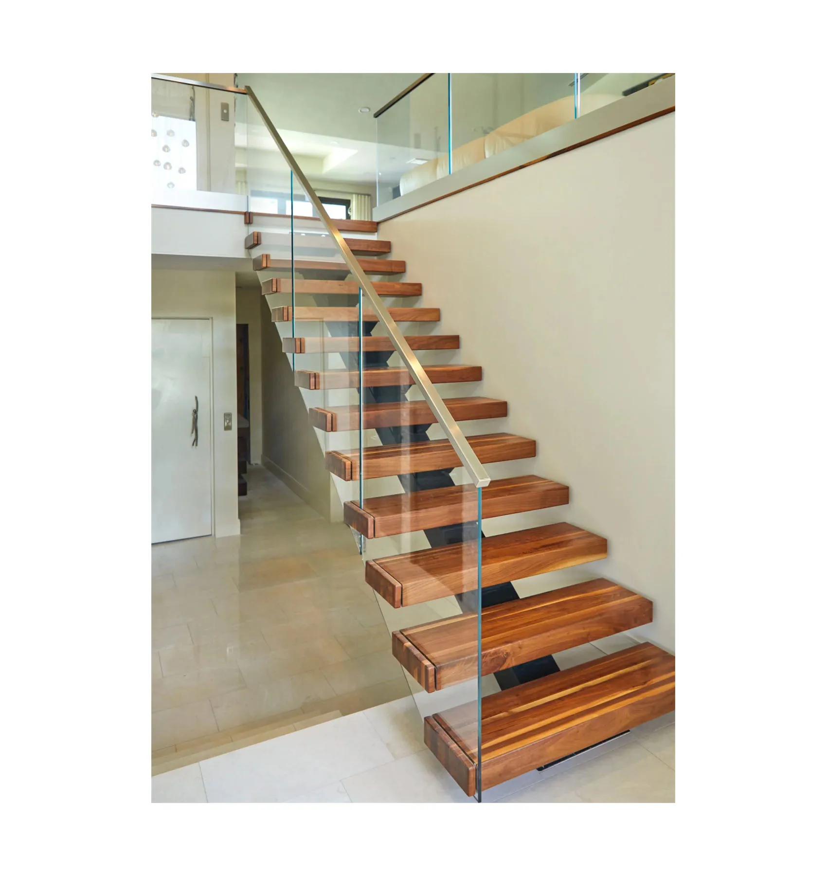 Ace Metal Modern Design Straight and Spiral Staircase Outdoor Used Curved and Straight for Apartment Application