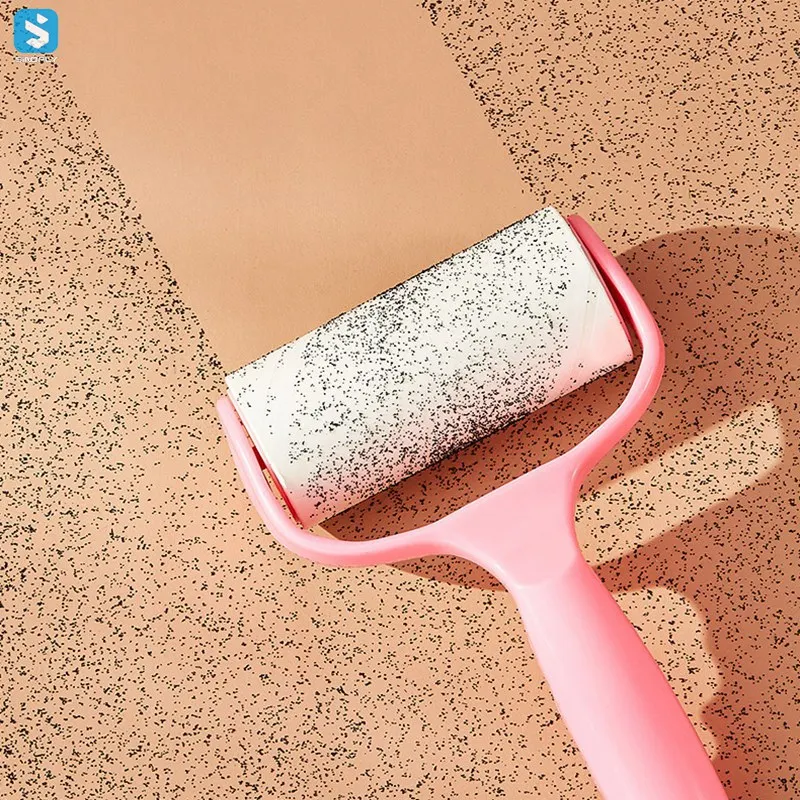 Custom lint Remover roller reusable dog cat hair extra sticky mini portable pet lint roller for clothes carpet clean