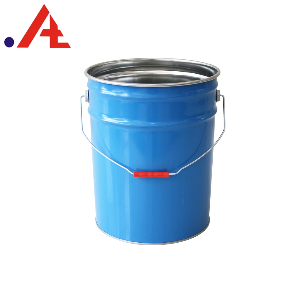 
20L chemicals paint metal tin pail with sealing cover and metal handle 