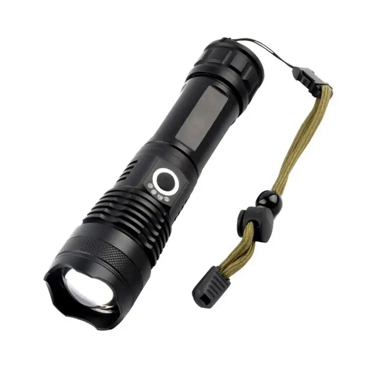 High Power Wholesales Aluminium Alloy USB Rechargeable  P50 Torch Tactical light flashlight