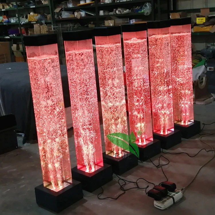 Led Light Color Changing Restaurant Water Bubbles Table Lamp