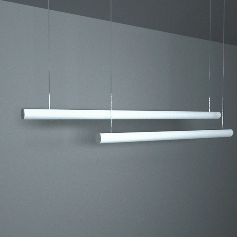 100mm Diameter suspended round shape LED aluminum profile for led lighting