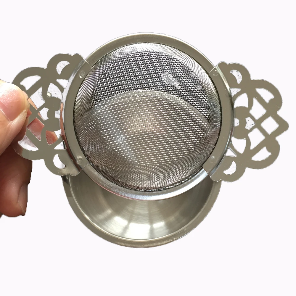 Mesh Tea Infuser Stainless Steel Loose Leaf Tea Filter with Double Winged Handles