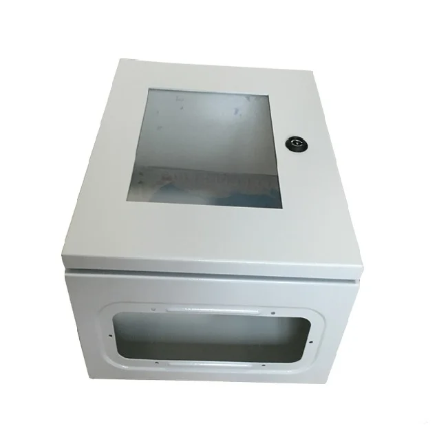 IP65 Plexiglass Door Wall Mounted metal enclosure Weatherproof electrical Enclosure junction box distribution box