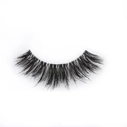 Private label eyelashes Korean Silk Full Strip false lashes wispy effect vegan lashes 3D effect wholesale eyelashes