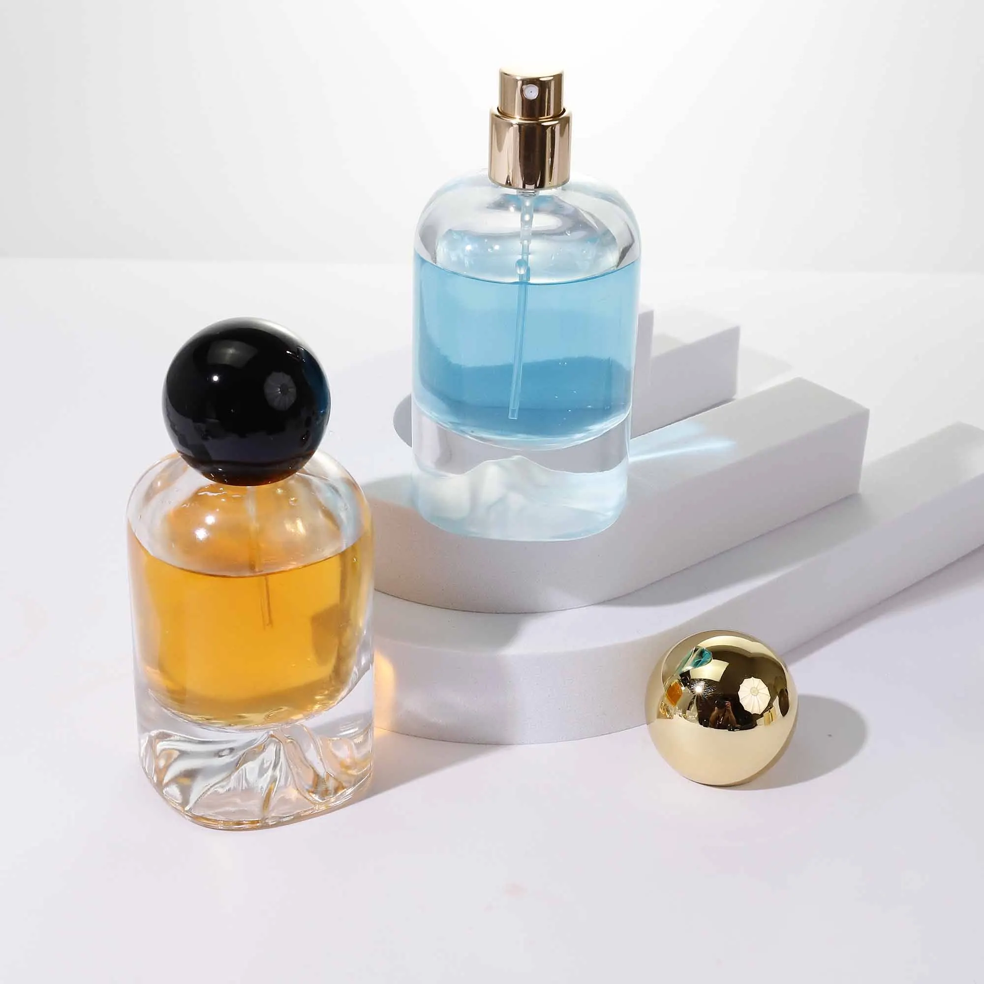 Perfume Bottle At The Base Of The Volcano 30ml 50ml 100ml Customizable Glass Bottle