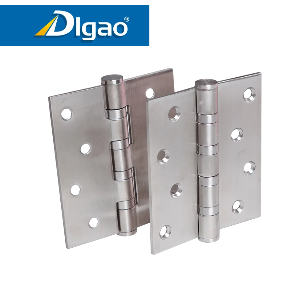 High quality metal door hinges factory direct sales brushed stainless steel multi-size hinge