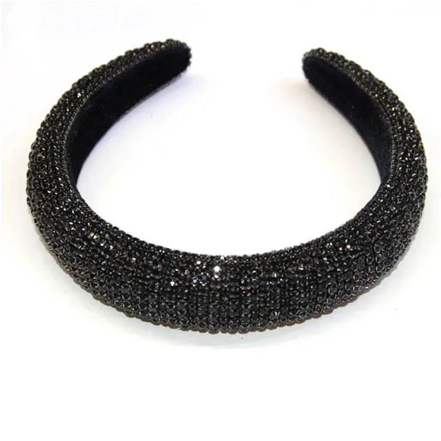 JRX New Arrival Luxury Diamond Headband Rhinestone Fashion Handmade Hairband For Women
