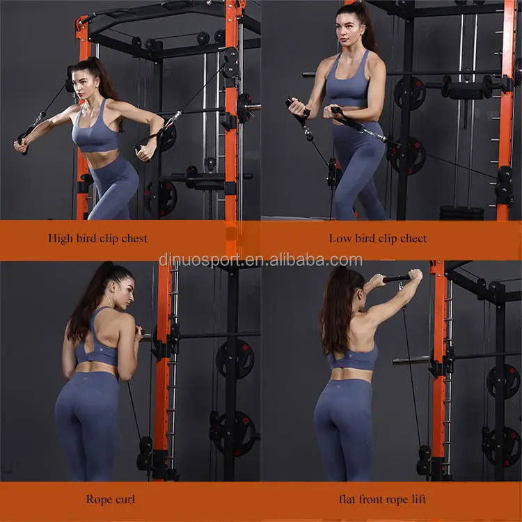 Factory Hot Selling Gym Equipment  Multi-Function Power Squat Rack  Power Cage