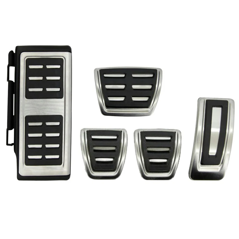 Car Stainless Steel Sport Accelerator Brake Foot Rest Pedal Cover for  VW GOLF 7 MK7 A7 ( LHD )