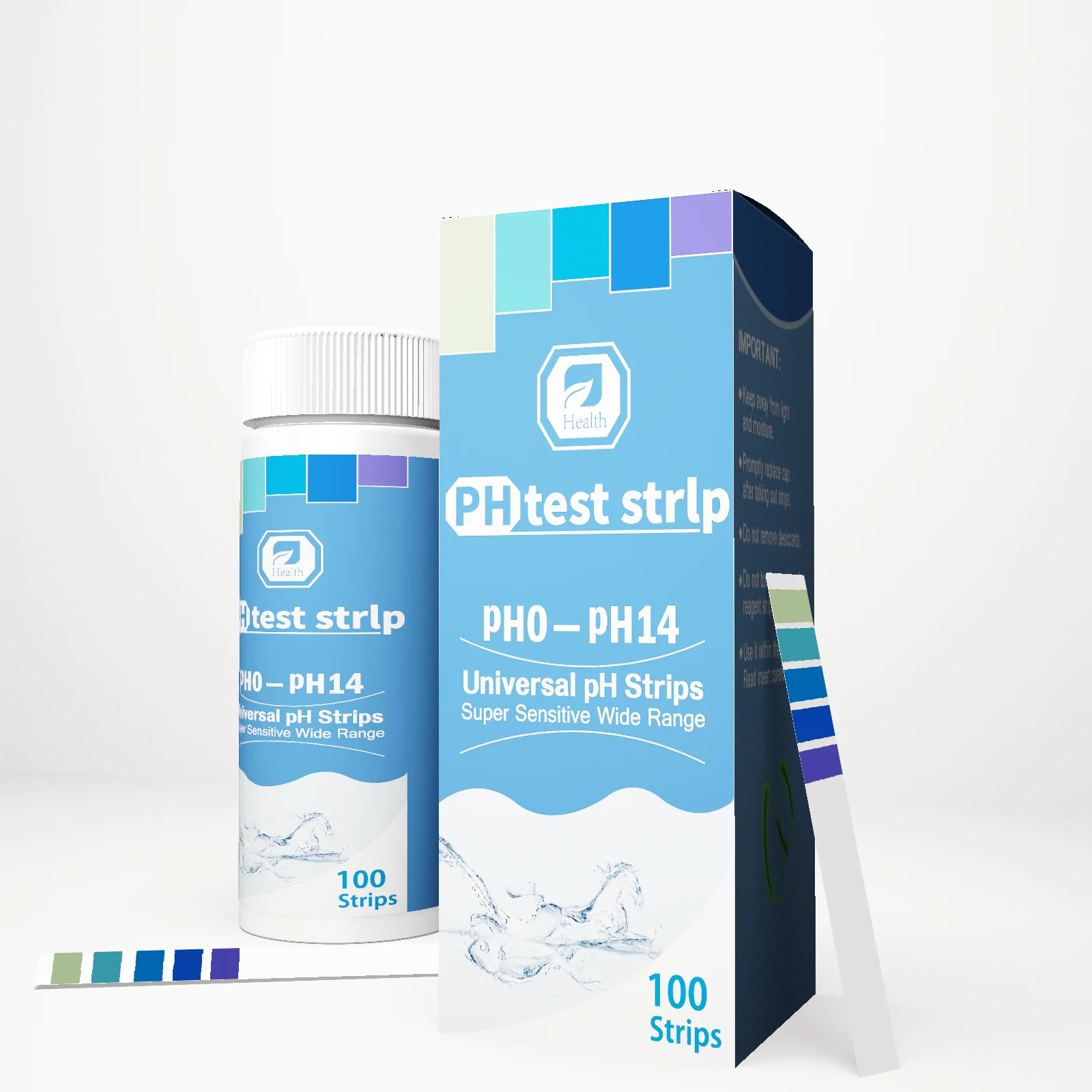 pH Test Strips 0-14 Universal Litmus Paper pH Test Paper for Liquid Testing & Water & Food and Soap Making pH Test Kits
