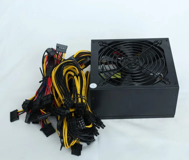 1800 Вт Номинальная 110V-220V ПК видеокарты блок питания 2600W 8 GPU серверный ATX оборудование для визуализации 90 Plus Platinum LX1800W