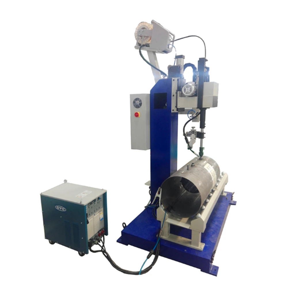 Jinan Haoyu Air Water Tank Nozzle Small Diameter Vertical Type Circuar Seam Automatic Welding Equipment