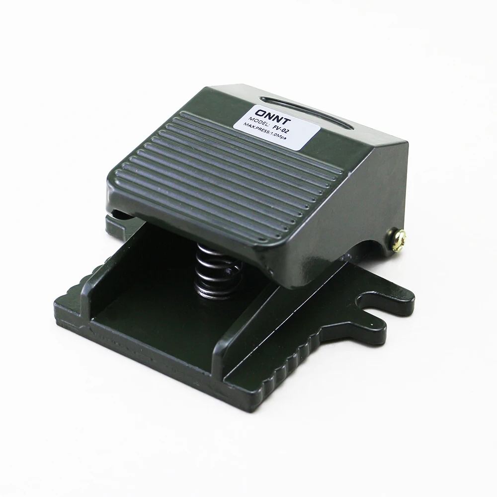 2/2 Way FV-02 Pneumatic Pedal  Switch Valve Pneumatic Air Foot Pedal Control Valve 1/4 Inch