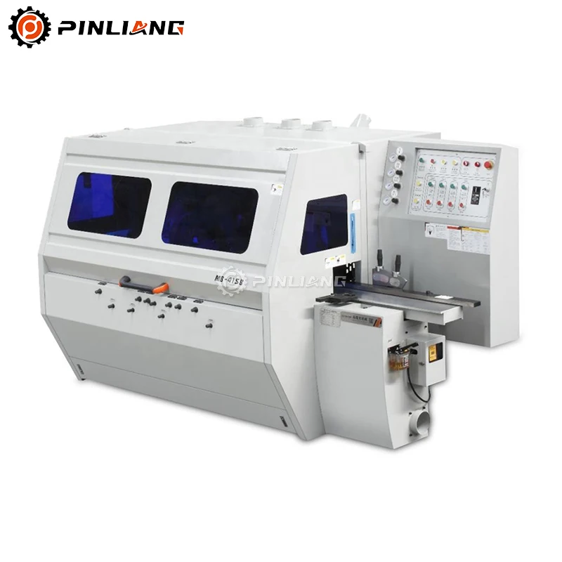 Woodworking moulding machine MB415B 4 spindler Four side moulder with cover