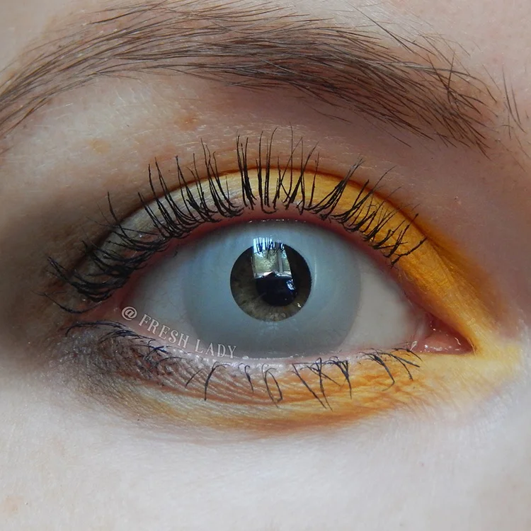 Freshlady yearly Crazy big eye Color black sclera contact lenses