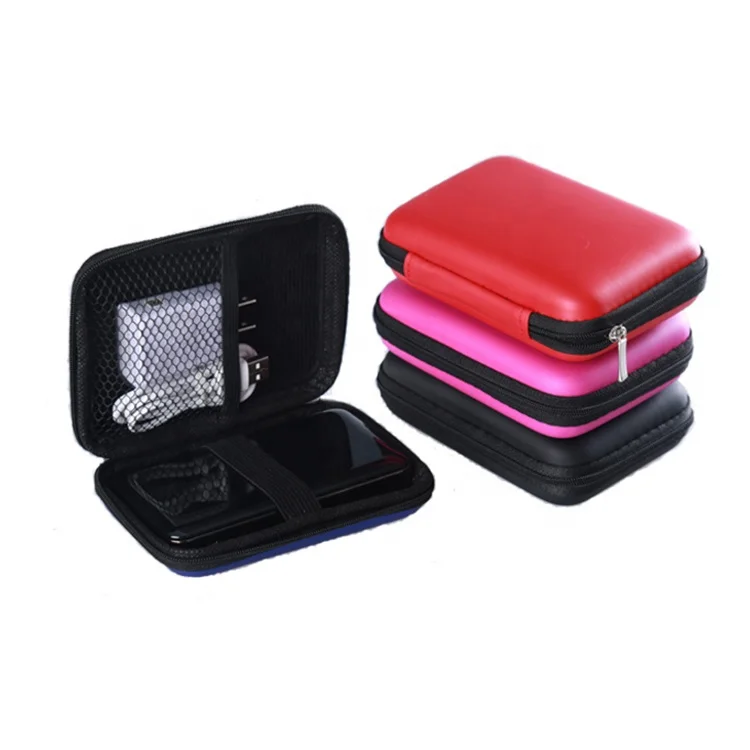 Cheap Custom EVA Earphone Case PU Headphone Carry Bag Keys Coin Storage High Quality EVA Earphone Case Bag