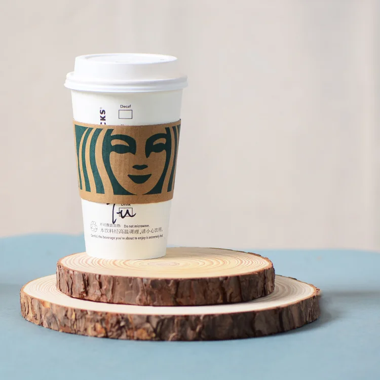 12-25 см необработанные круглые деревянные ломтики круги с корой дерева диски для декоративных деревянных ломтиков