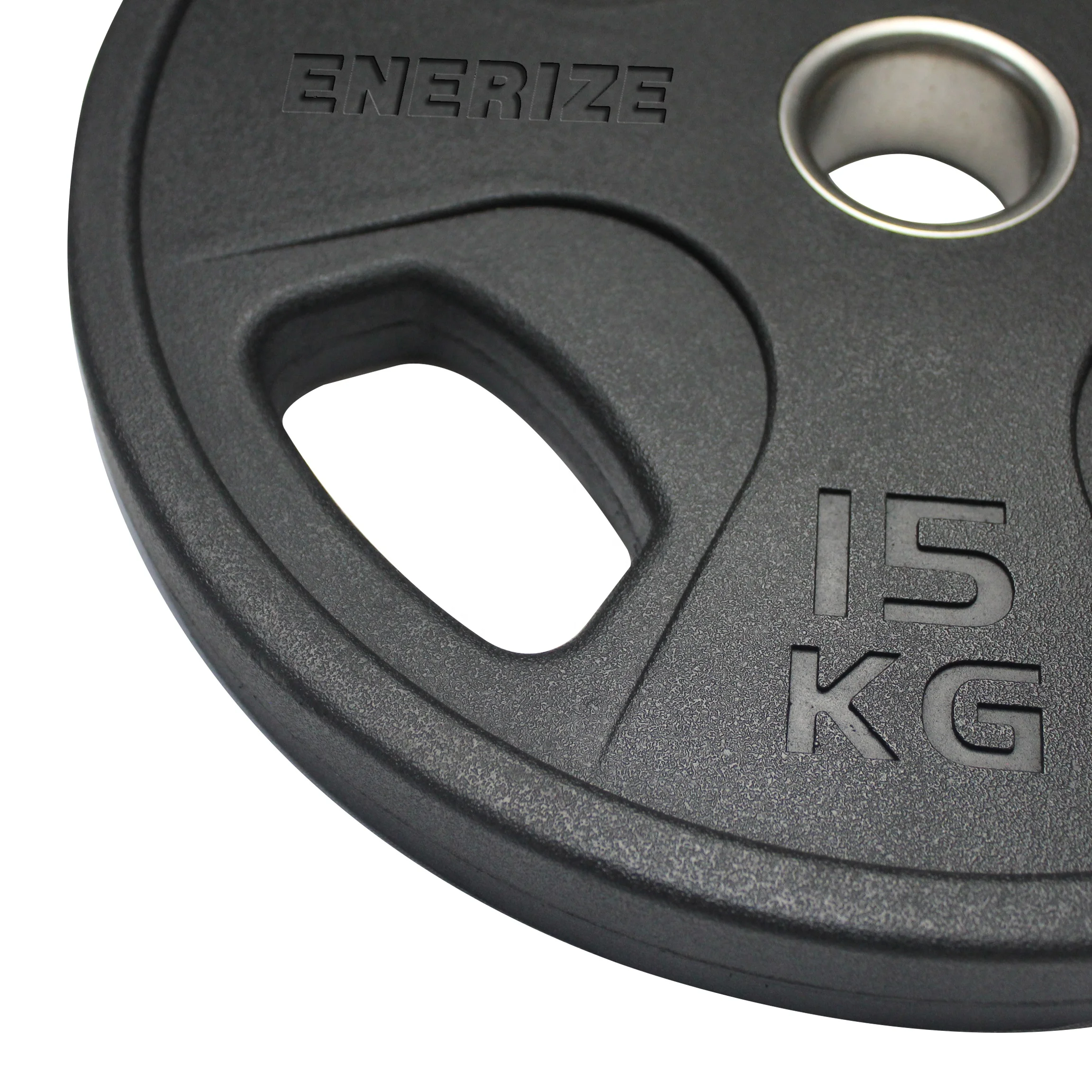 Wholesale Custom PU TPU PEV Gym 4 Grips Holes Weightlifting Barbell Plate Weight Disc Plate For Gym Exercise Competition