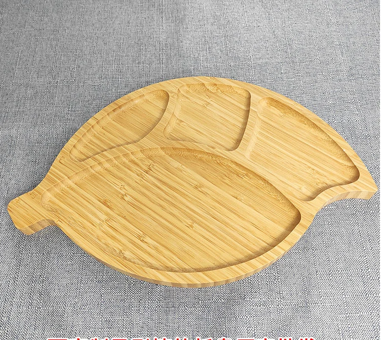 Eco friendly  custom round  serving food grade bamboo trays