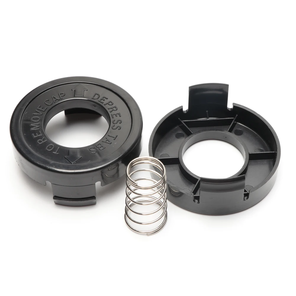 RS-136 682378-02 Strimmer Spool Cap Cover with Spring for Black Decker