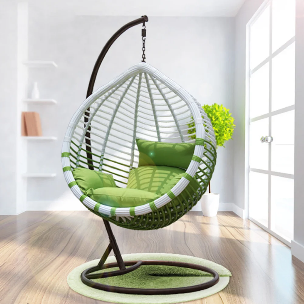 Производитель садовых дешевых подвесных ПЭ плетеных качелей яичных стульев наборы для взрослых