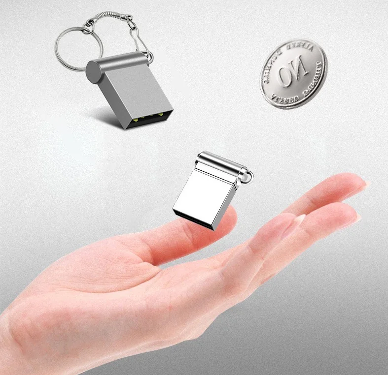 USB-флеш-накопитель в металлическом корпусе 128 ГБ 1 2 4 8 16